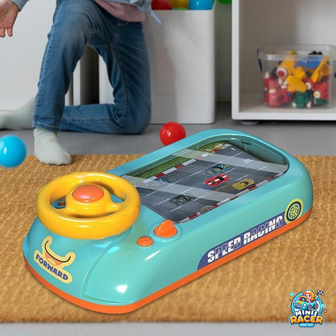 MiniRacer – Interaktives Kinder-Lenkrad Spielzeug | Fahrspaß & Motorikförderung